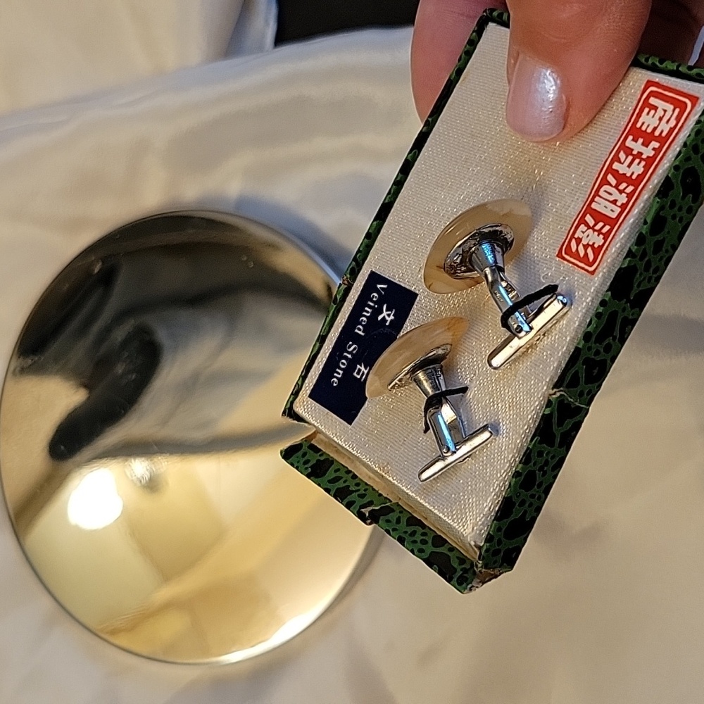 Vintage Japanese cuff links - Picture 4 of 4